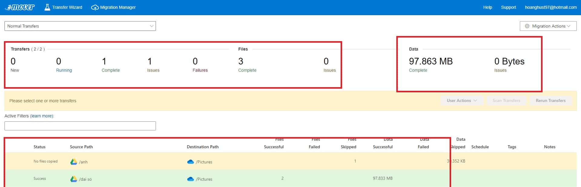 Cach Chuyen Du Lieu Tu Google Drive Sang One Drive 11