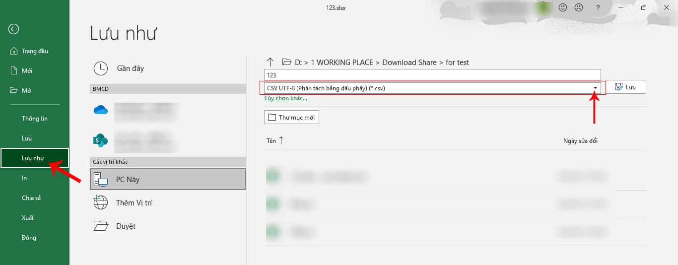 Cach Luu File Excel Thanh Csv Khong Bi Loi Fon Tieng Viet 2