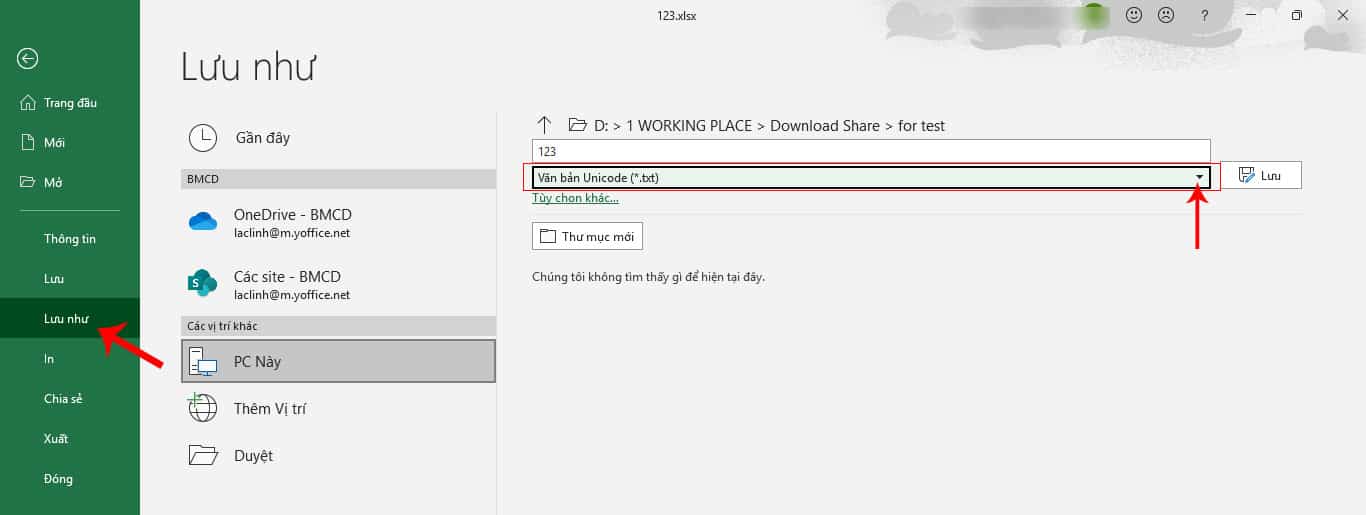 Cach Luu File Excel Thanh Csv Khong Bi Loi Fon Tieng Viet 3